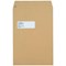 New Guardian Heavyweight C4 Pocket Envelopes with Window, Manilla, Peel and Seal, 130gsm, Pack of 250
