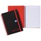Black n' Red Wirebound Polypropylene Notebook, A6, Ruled, 140 Pages, Pack of 5