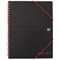 Black n' Red Plastic Wirebound Meeting Book, A4+, Ruled & Perforated, 160 Pages, Pack of 5