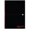 Black n' Red Recycled Wirebound Notebook, A4, Ruled, 140 Pages, Pack of 5