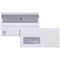 Plus Fabric DL Envelopes, High Window, White, Self Seal, 120gsm, Pack of 500