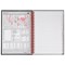Black n' Red Wirebound Notebook, A5, Ruled & Indexed A-Z, 140 Pages, Pack of 5