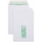 Basildon Bond Recycled C5 Envelopes, Window, White, Peel and Seal, 120gsm, Pack of 500