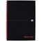Black n' Red Wirebound Notebook, A4, 5mm Quadrille, 140 Pages, Pack of 5