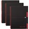 Black n' Red Wirebound Project Book, A4, Ruled & Perforated, 200 Pages, Pack of 3