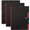 Black n' Red Wirebound Project Book, A4, Ruled & Perforated, 200 Pages, Pack of 3