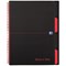 Black n' Red Wirebound Project Book, A4, Ruled & Perforated, 200 Pages, Pack of 3