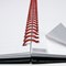 Black n' Red Glossy Black Wirebound Notebook, A5, Ruled & Perforated, 140 Pages, Pack of 5