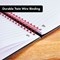 Black n' Red Glossy Black Wirebound Notebook, A5, Ruled & Perforated, 140 Pages, Pack of 5