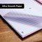 Black n' Red Wirebound Notebook, A4, Smart Ruled & Perforated, 140 Pages, Pack of 5