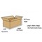 Double Wall Corrugated Dispatch Cartons, W457xD457xH457mm, Brown, Pack of 15