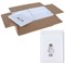 Jiffy Airkraft No.1 Bubble Lined Postal Bags, 170x245mm, Peel & Seal, White, Pack of 10