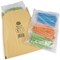 Jiffy Airkraft No.3 Bubble Lined Postal Bags, 220x320mm Peel & Seal, Gold, Pack of 100
