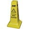 SYR Caution Wet Floor Hazard Warning Cone 21 Inches 992387 SYR Caution Wet Floor Hazard Warning Cone 21 Inches 992387