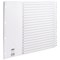 Concord Reinforced Board Index Dividers, 1-20, Clear Tabs, A3, White Concord Reinforced Board Index Dividers, 1-20, Clear Tabs, A3, White