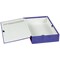 Concord IXL Box File, 80mm Spine, Foolscap, Purple, Pack of 10
