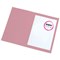Guildhall Square Cut Folders, 250gsm, Foolscap, Pink, Pack of 100