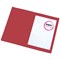 Guildhall Square Cut Folders, 250gsm, Foolscap, Red, Pack of 100