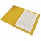 Guildhall Square Cut Folders, 250gsm, Foolscap, Yellow, Pack of 100