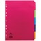 Concord Bright Subject Dividers, 5-Part, Blank Multicolour Tabs, A4, Multicolour Concord Bright Subject Dividers, 5-Part, Blank Multicolour Tabs, A4, Multicolour