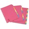 Concord Subject Dividers, Extra Wide, 10-Part, Blank Multicolour Tabs, A4, Multicolour, Pack of 20 Concord Subject Dividers, Extra Wide, 10-Part, Blank Multicolour Tabs, A4, Multicolour, Pack of 20