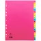 Concord Index Dividers, A-Z, Multicolour Tabs, A4, Multicolour (Pack of 10)