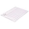 Concord Plastic Index Dividers, 1-10, Clear Tabs, A4, White