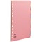 Concord Subject Dividers, 20-Part, Blank Multicolour Tabs, A4, Multicolour