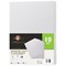 Concord Reinforced Board Unpunched Subject Dividers, 10-Part, Blank Tabs, A4, White, Pack of 10