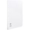 Concord Reinforced Board Subject Dividers, 5-Part, Blank Tabs, A4, White