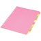 Concord Subject Dividers, 10-Part, A4, Fluorescent Assorted