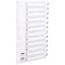 Concord Reinforced Board Index Dividers, 1-12, Clear Tabs, A4, White Concord Reinforced Board Index Dividers, 1-12, Clear Tabs, A4, White