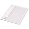 Concord Reinforced Board Index Dividers, A-Z, Clear Tabs, A4, White