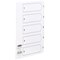 Concord Classic Index Dividers, 1-5, Mylar Tabs, A4, White