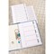 Concord Reinforced Board Index Dividers, 1-10, Clear Tabs, A4, White