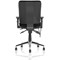 Chiro Medium Back Task Operators Chair, Height Adjustable & Folding Arms, Black