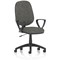 Eclipse Plus I Operator Chair, Fixed Height Arms, Charcoal