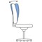 Eclipse Plus I Operator Chair, Blue, With Height Adjustable Arms