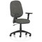 Eclipse Plus I Operator Chair, Height Adjustable Arms, Charcoal