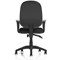 Eclipse Plus II Operator Chair, Fixed Height Arms, Black