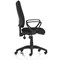 Eclipse Plus II Operator Chair, Fixed Height Arms, Black