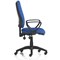 Eclipse Plus II Operator Chair, Fixed Height Arms, Blue