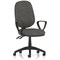 Eclipse Plus II Operator Chair, Fixed Height Arms, Charcoal