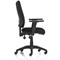 Eclipse Plus II Operator Chair, Height Adjustable Arms, Black