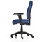 Eclipse Plus II Operator Chair, Height Adjustable Arms, Blue