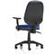 Eclipse Plus II Operator Chair, Height Adjustable Arms, Blue
