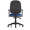 Eclipse Plus II Operator Chair, Height Adjustable Arms, Blue