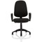 Eclipse Plus XL Operator Chair, Black, With Fixed Height Loop Arms