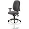 Eclipse Plus XL Operator Chair, Charcoal, With Height Adjustable Arms