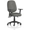 Eclipse Plus III Operator Chair, Height Adjustable Arms, Charcoal